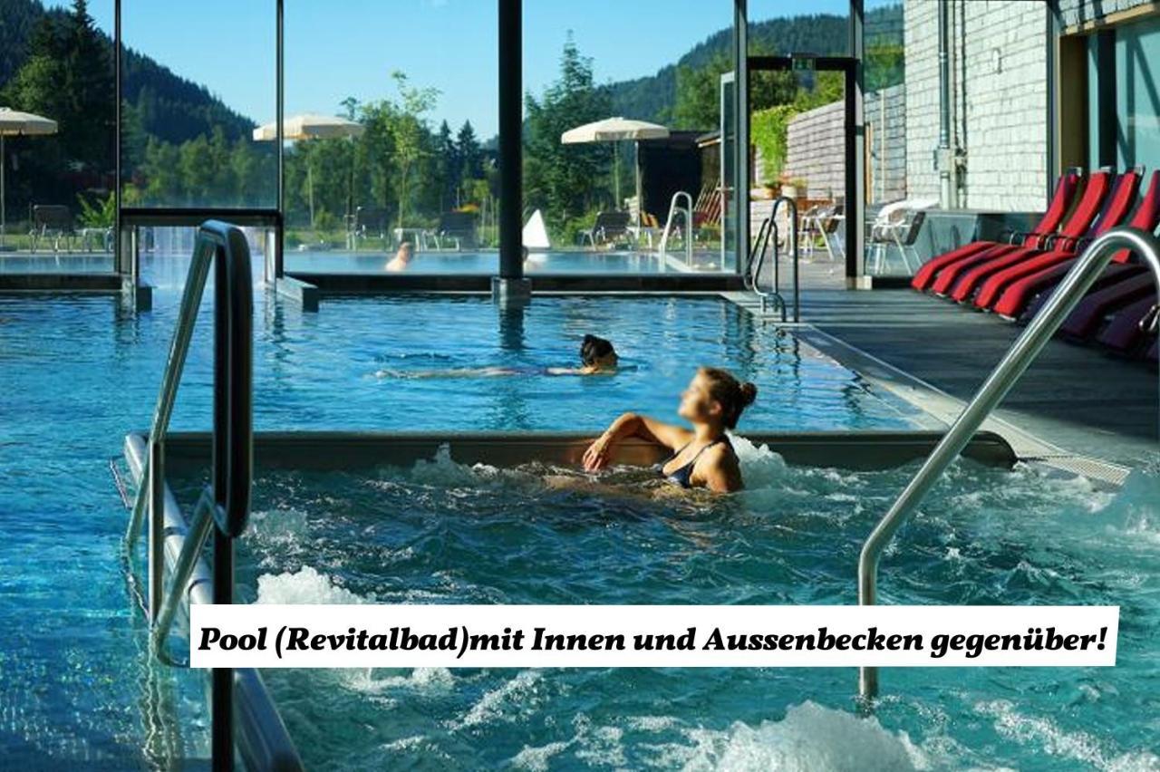 C2 Albmatte-Fewo , Hallenbad Aussenbecken Massagen Nebenan ザンクト・ブラージエン エクステリア 写真